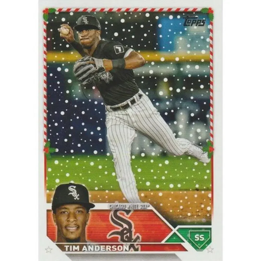 2023 Topps Holiday Tim Anderson H182 Chicago White Sox